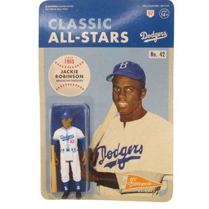 All Star Dodger Jackie Robinson ReAction Figure New